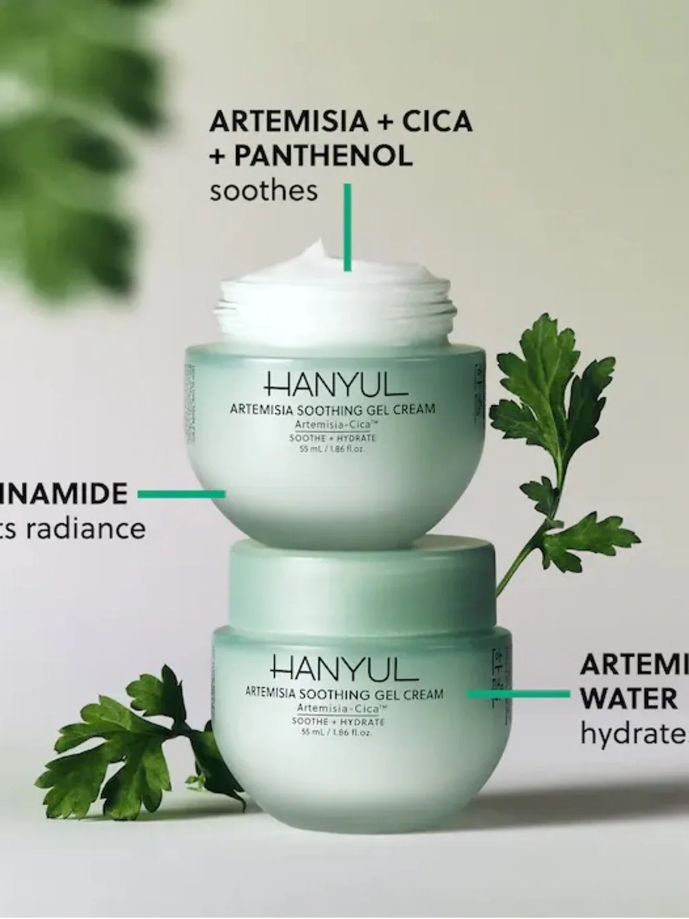 Hanyul Pure Artemisia Soothing Gel Cream 55ml Moisture Soothing